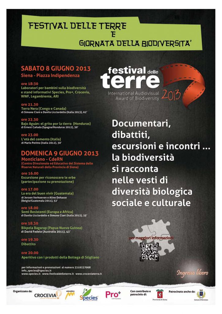 Sabato 8 e domenica 9 giugno il Festival delle Terre arriva a Siena!