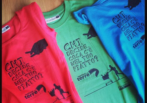 Chi decide cosa c'è nel tuo piatto? Stampatelo addosso!