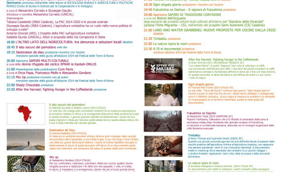 Programma Festival delle Terre a Sud
